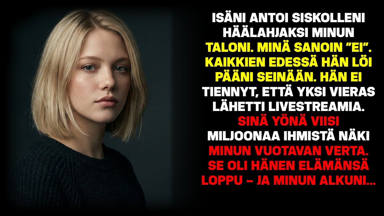 Isäni paiskasi minut seinään siskon häissä – sitten video levisi.