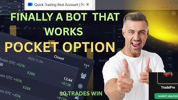 FINALLY FOUND A TRADING BOT THAT WORKS POCKET OPTION BINARY OPTION