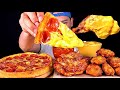 ASMR 페퍼로니 시카고피자 장각통다리구이 고추바사삭 치즈소스 찍먹방 Pepperoni Chicago Pizza With Grilled Chicken MuKBang ASMR 페퍼로니 시카고피자 장각통다리구이 고추바사삭 치즈소스 찍먹방 Pepperoni Chicago Pizza With Grilled Chicken MuKBang