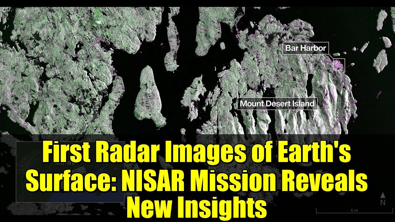 Первые радиолокационные изображения поверхности Земли: миссия NISAR открывает новые возможности