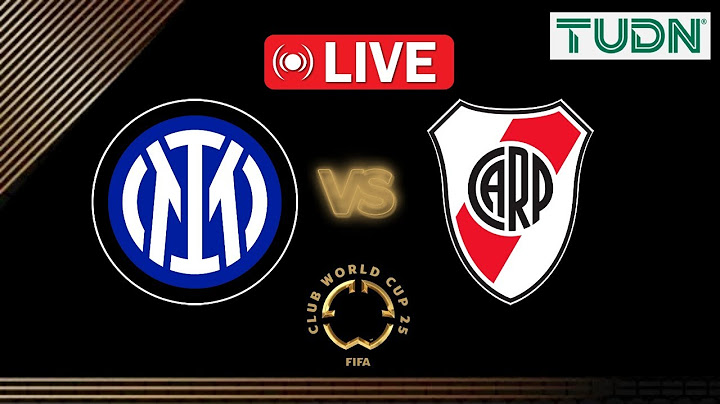Inter de Milan vs River Plate EN VIVO | Mundial de Clubes 2025 | Jornada 3
