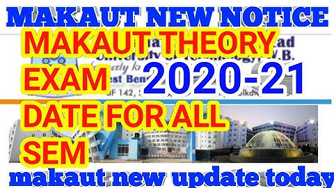 makaut even semester date out makaut even SEM 2021 for 2nd 4th 6th and 8th