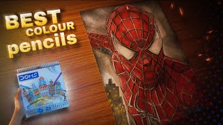 “Epic Spider-Man Art Using DOMS Colour Pencils!”😎| MIND ART SKETCH screenshot 5