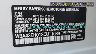 WBA43EH01SCU11089 Bmw 750 Xe 2025