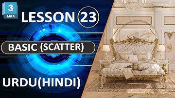 How to use scatter   in 3dmax |3ds max tutorial in Hindi|3ds max 2022|3d max full course