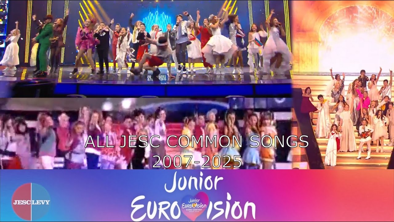 All JESC Common songs | 2007-2025 Junior Eurovision |