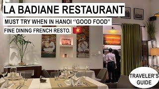 LA BADIANE RESTAURANT HANOI VIETNAM 2023 MICHELIN