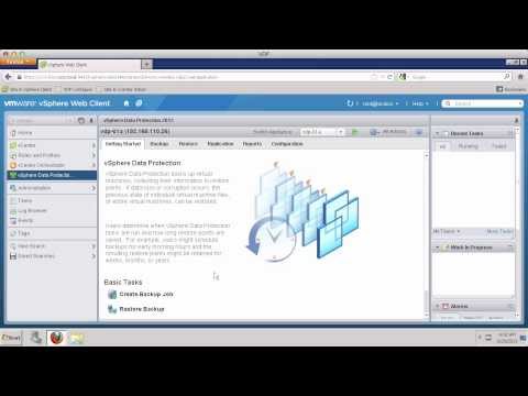 VMware vSphere Data Protection -  Creating Virtual Machine Backup Job