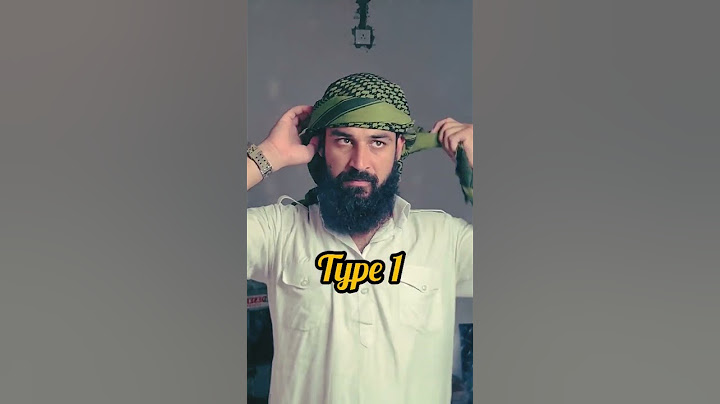 | Tie Arabic Style Scarf | Type 1 #ytshorts #arabic #wear #youtubeshorts