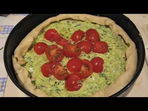 Rainycat's vegan geek in the kitchen: Asparagus, spinach & mushroom quiche