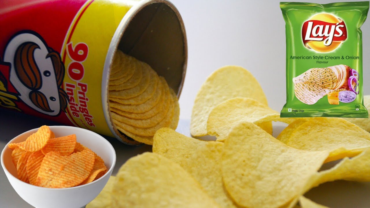 HOW POTATO CHIPS ARE MADE आलू के चिप्स कैसे बनते हैं LAYS