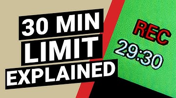 30 MINUTES LIMIT on CAMERAS explained