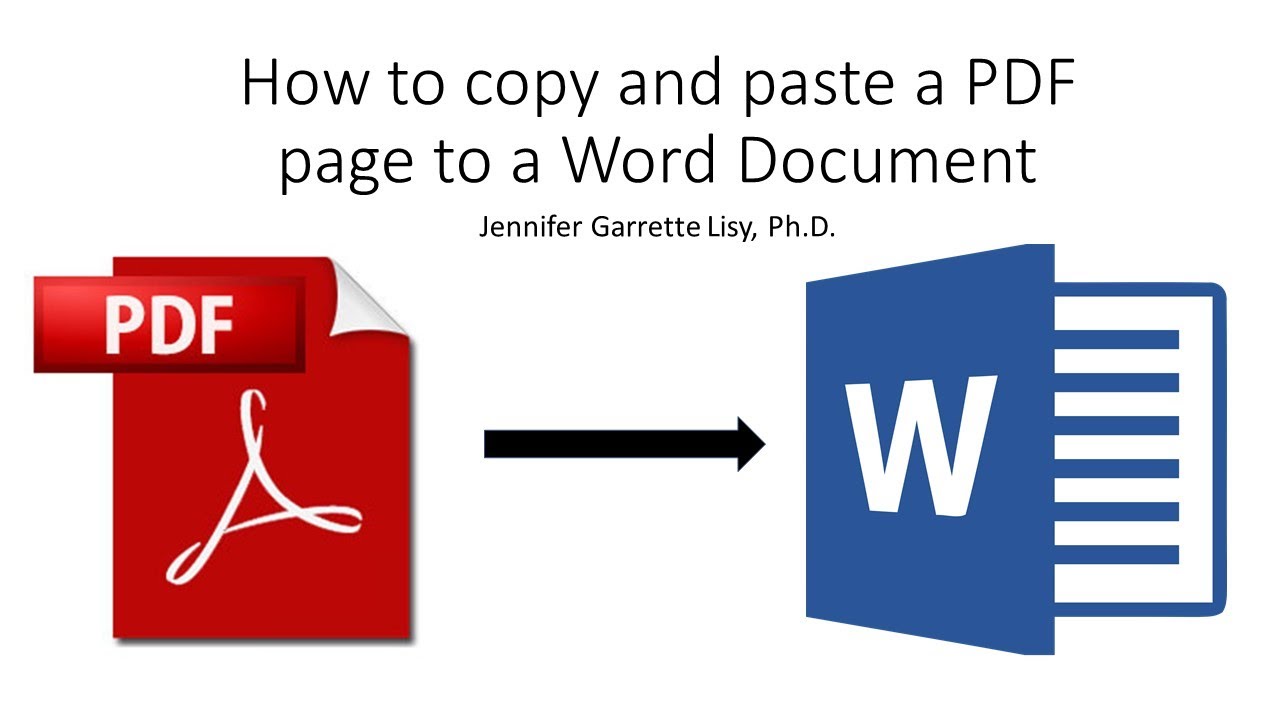 how-to-copy-and-paste-pdf-pages-into-word-document-youtube