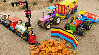 Top diy tractor making mini Parle G tractor | diy mini bulldozer & traffic light for train | HP Mini