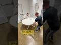 This Table TRANSFORMS in Seconds—You Gotta See It Open Up! #furnituredesign #spacesavingfurniture