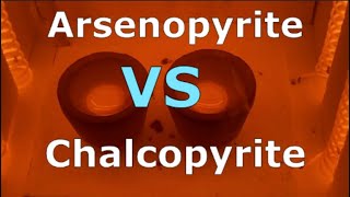 A Fire Assay, Chalcopyrite vs Arsenopyrite. Проба халькопирита и арсенопирита.