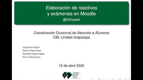 Reactivos en Moodle: Relacionar columnas