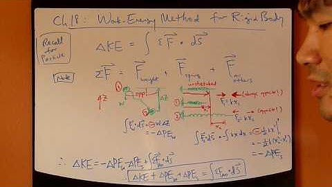 Engineering Dynamics Ch.18 Part1: Rigid Body Kinetics - Work-Energy
