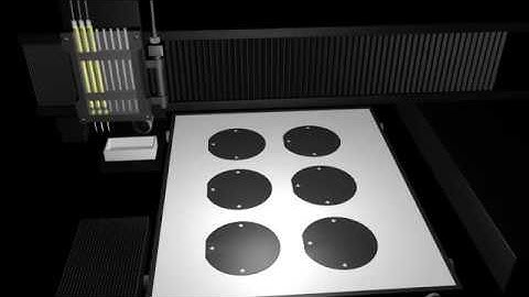 Microarray spotter. Picoliter and nanoliter dispensing