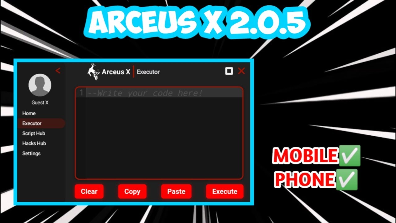 ARCEUS X V2.0.5 Roblox Android Executor FULL TUTORIAL 