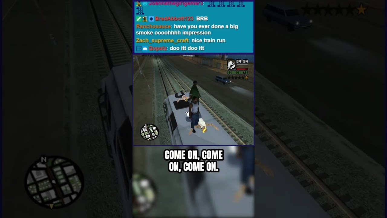 My Dawg Love That Damn Train - GTA San Andreas Speedrun #GTA #SanAndreas #GrandTheftAuto