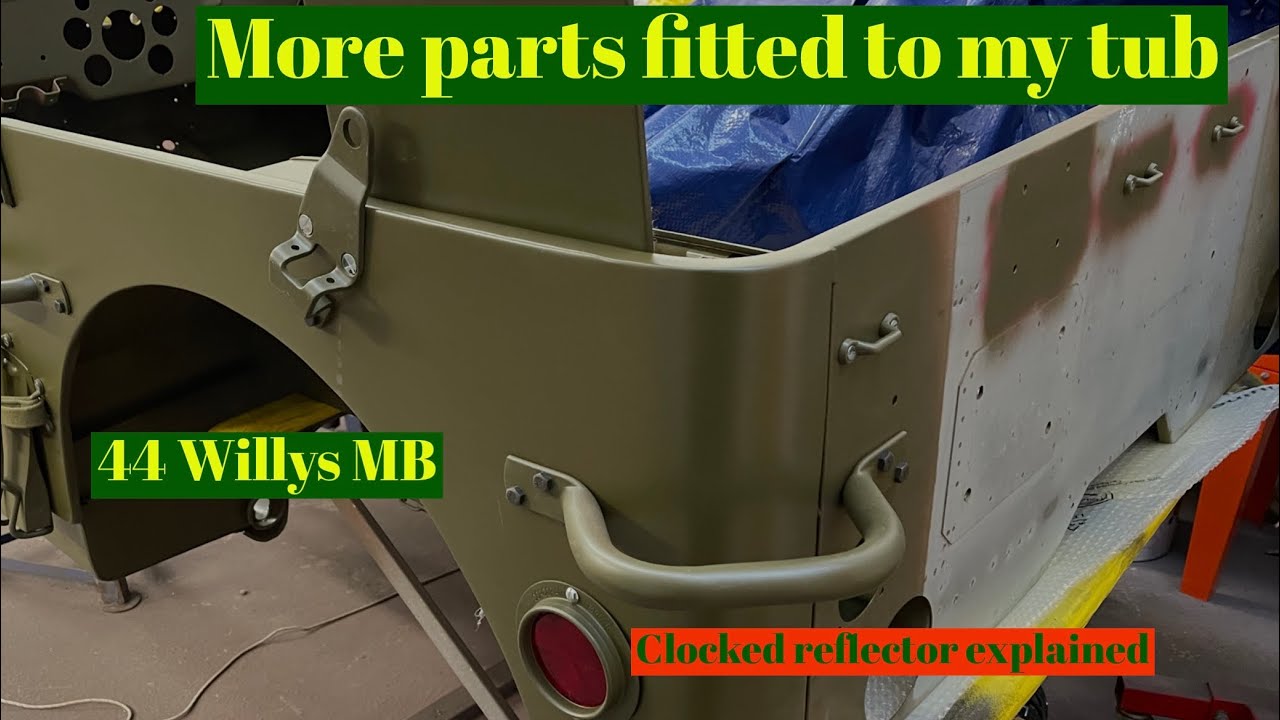 Continuing the tub accessories build up on my Willys MB