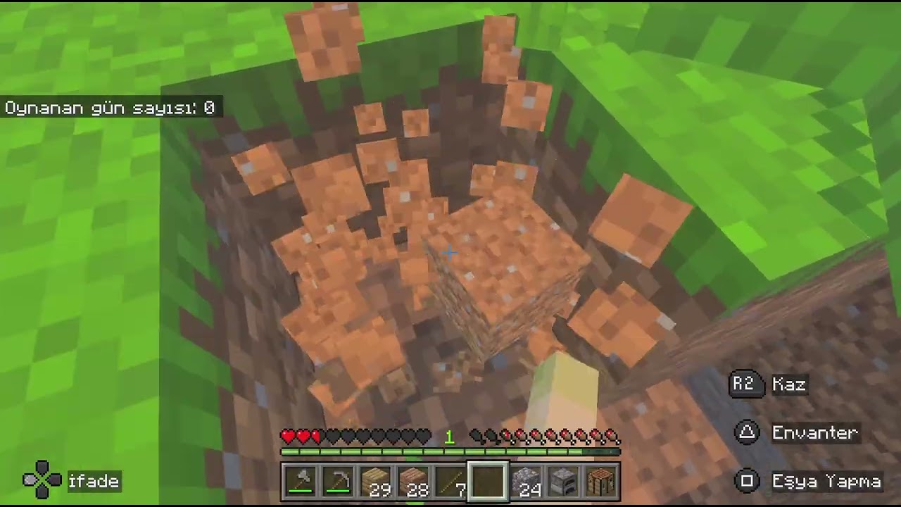 Minecraft KENDİ KRALLIĞIMI İNŞA EDİYORUM 1. BÖLÜM