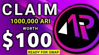 FREE $100 Claim Worth of Aricoins Instantly - 100,000 $ARI | LISTING FOR SWAP