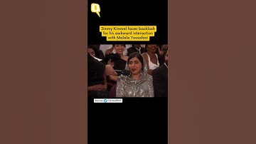Oscars 2023 | Jimmy Kimmel Faces Backlash for Awkward Interaction With Malala Yousafzai | #shorts