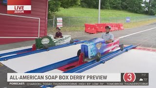 What it's like to race at Derby Downs for the All-American Soap Box Derby in Akron