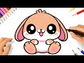 HOW TO DRAW A CUTE BUNNY EASY????