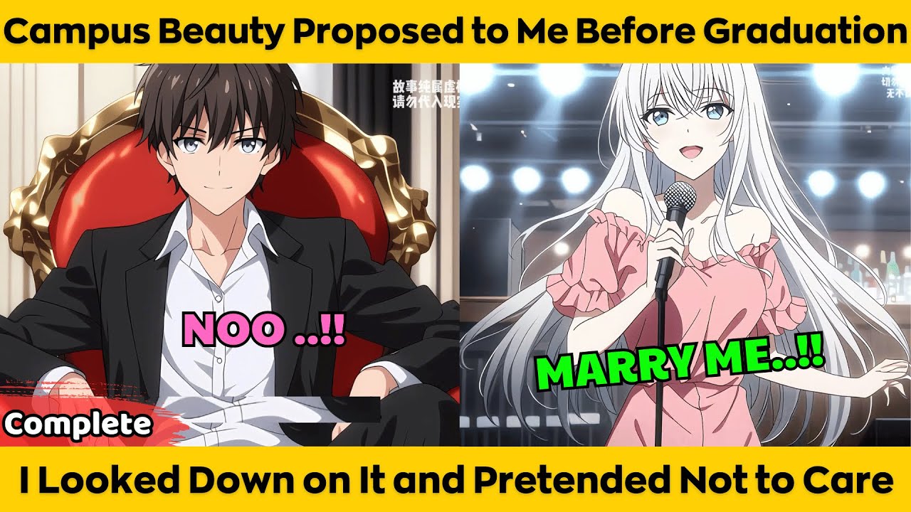 Campus Beauty Proposed to Me Before Graduation - I Looked Down on It and Pretended Not to Care