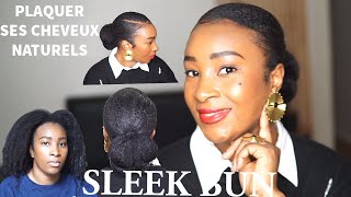 SLEEK BUN: Comment Plaquer les Cheveux Crépus - Cheveux naturels