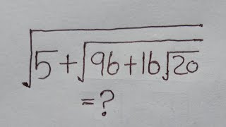 Full Nice Square Root Simplification Maths Problem | Algebra Problems | Can You Simplify This☝️ Guide