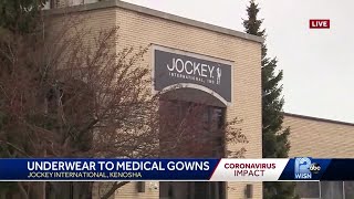 Jockey goes from  underwear to medical gowns screenshot 4
