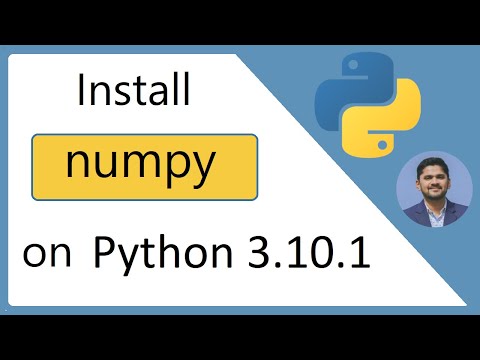 How to Install numpy library on Python 3.10.1 Windows 10