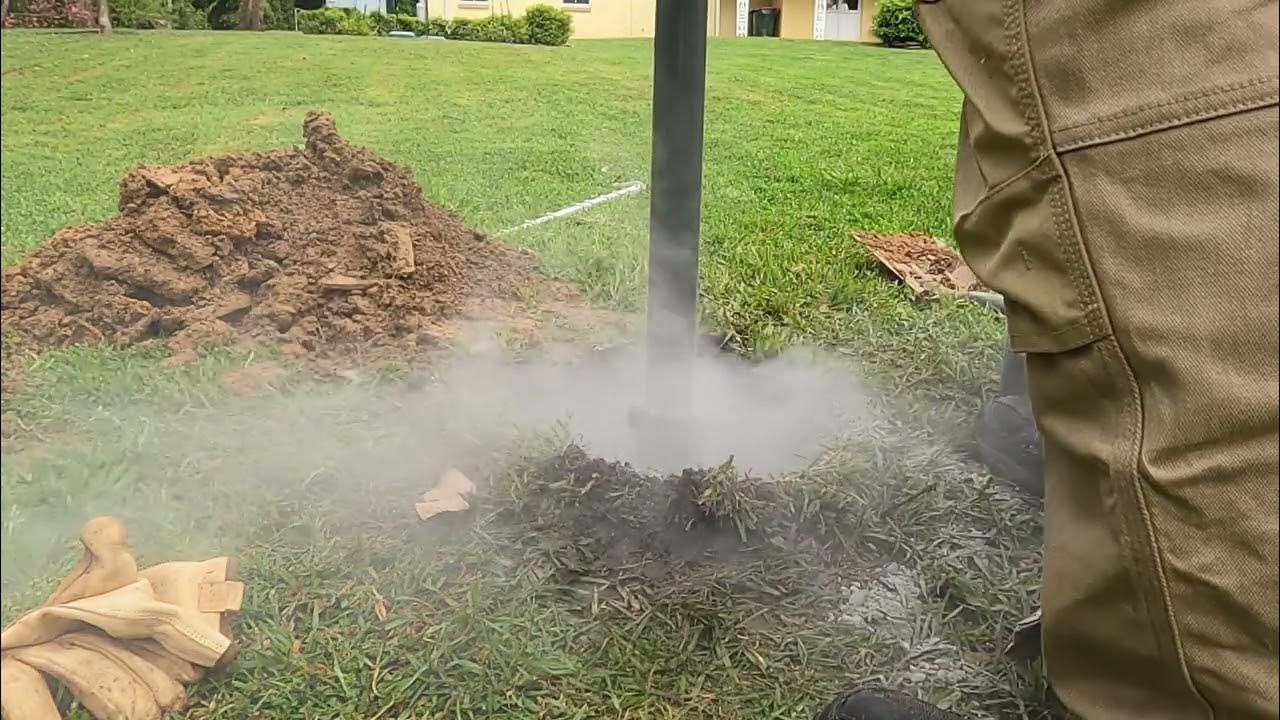 installing-hills-rotary-clothesline-youtube