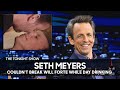 Will Forte Bent Seth Meyers’ Nose in Half While Day Drinking | The Tonight Show