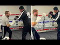 Jay swingler boxing padwork