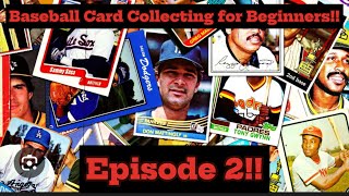 Baseball card collecting for beginners Part 2! Beyond the basics! The 4 Have’s of collecting!