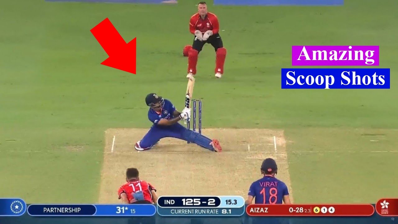 10 Brilliant Scoop Shots In Cricket 👍