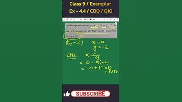 Class 9 Exemplar Q10 | Exercise 4.4 | Linear Equation #shorts #maths