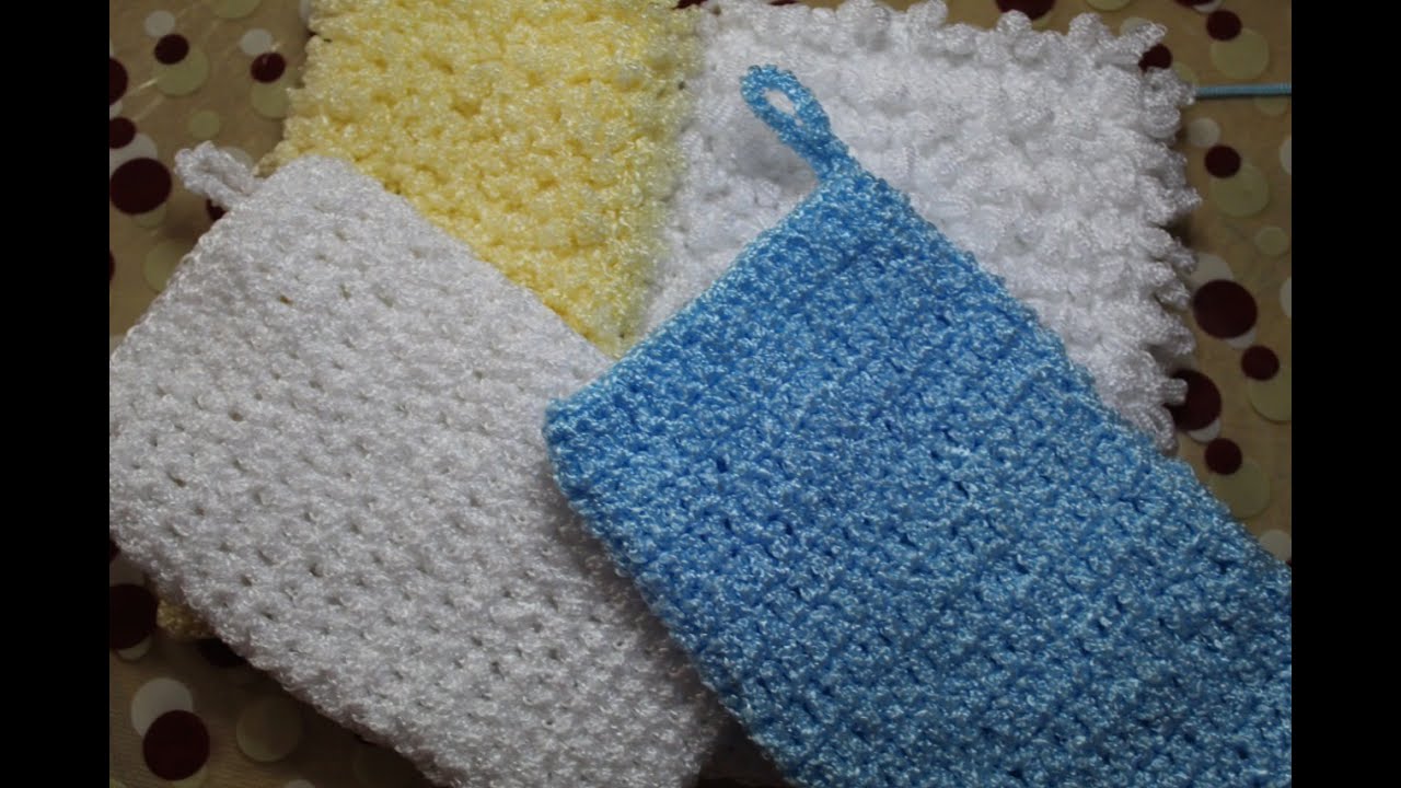 كروشي طريقة عمل ليفة الصابون سهلة جدا/ comment faire  de luffa/ en crochetHow to make loofah soap