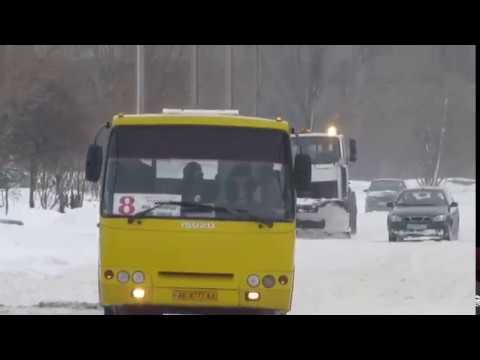 Снегоуборочная техника на улицах Павлограда
