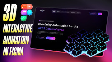 3D Interactive Animations in Figma | UI/UX Design Tutorial