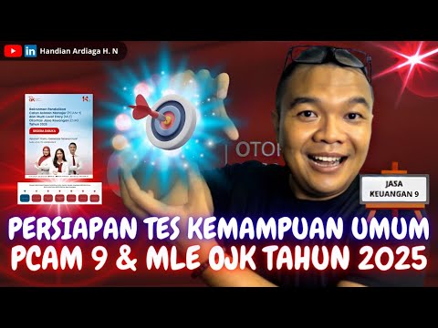 PCAM 9 & MLE OJK Tahun 2025 | Tes Kemampuan Umum OJK Otoritas Jasa Keuangan OJK 2025 | OJK PART 9