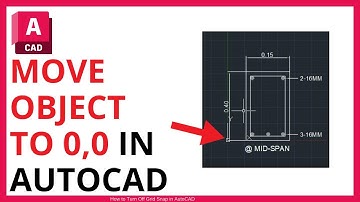How to Move Object to 0,0 in AutoCAD [QUICK & EASY]