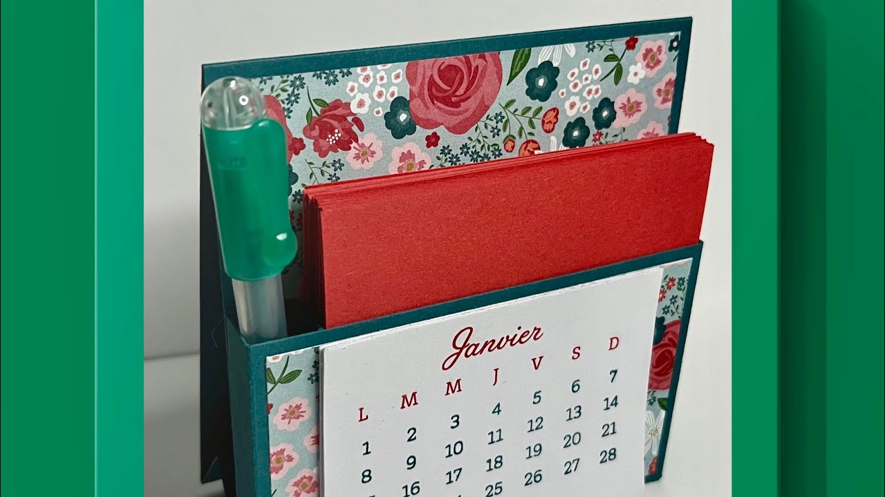 CALENDRIER DE BUREAU 2024 avec porte-crayons, organisateur pour bureau, EUR  22,32 - PicClick FR