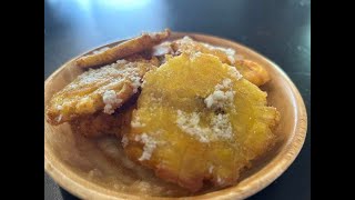 How to Make Fried Plantains with Garlic Paste Tostones