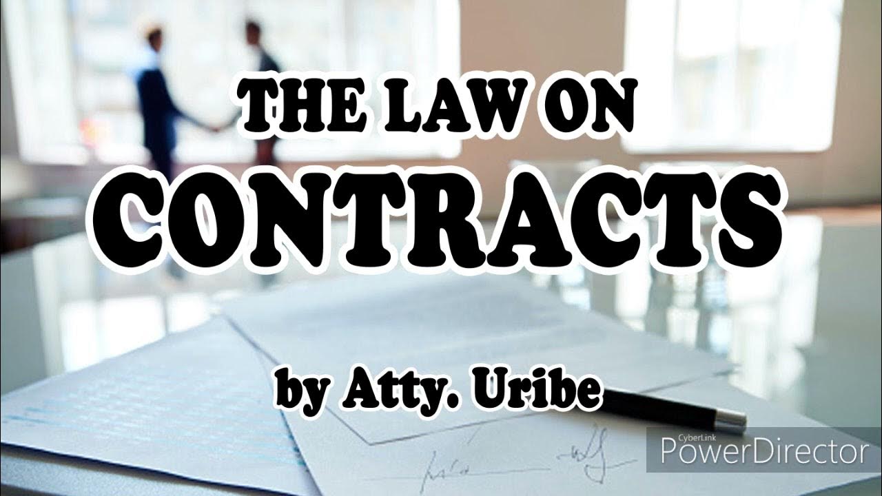 003 Reformation of Instruments The Law on Contracts by Atty. Uribe